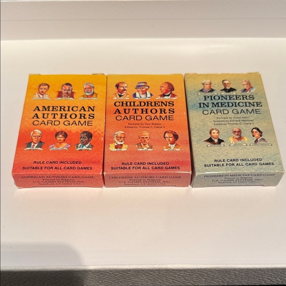 Vintage Educational Card Game Trio U.S. Games Systems